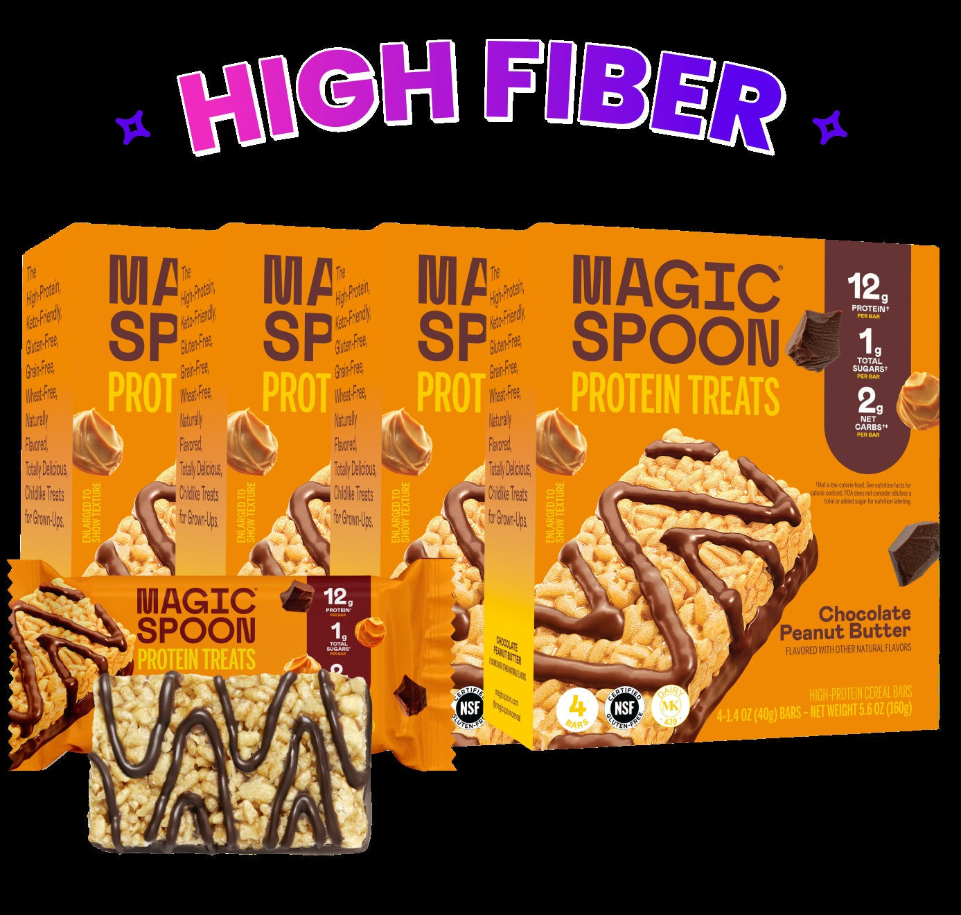 Chocolate PB - 16 Cereal Treats (4 boxes)