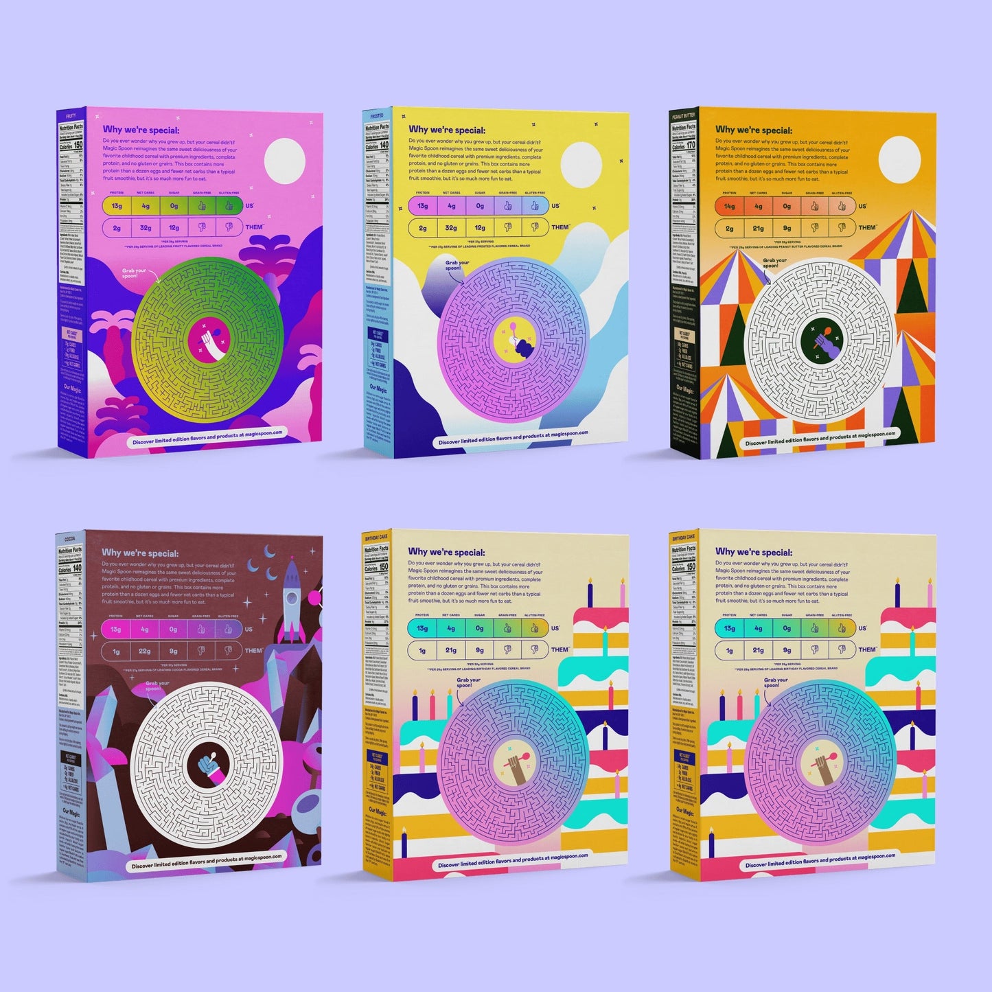 Ultimate Party Box - 6 boxes, 1 bowl set